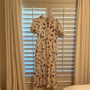 Midi petal dress by Tuckernuck